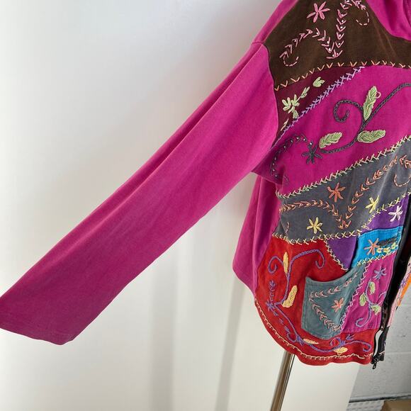 Rising Tide Vintage Hoodie Jacket Pink - Picture 6 of 11